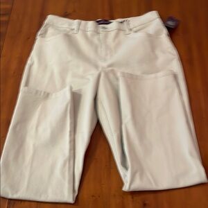 Gloria Vanderbilt Cream Ankle Cropped Jeans